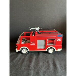 1996 Geobra Playmobil Fire Engine #26 Rescue No Figures But Extra Items